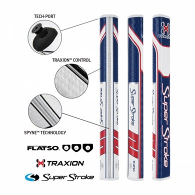 SuperStroke Traxion Flatso 2.0 Red/White/Blue
