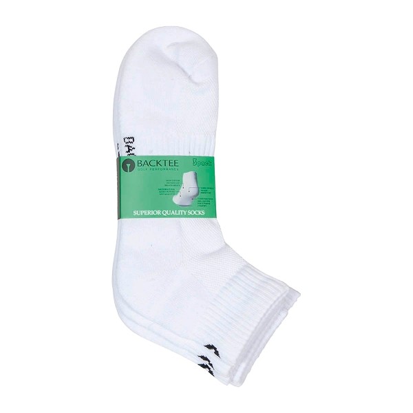 BACKTEE BACKTEE Ankle Sock (1x3 pairs), Optical white