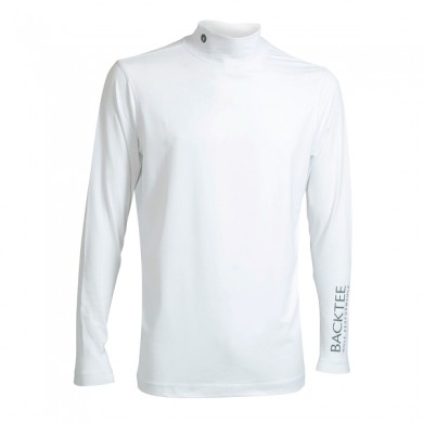 BACKTEE Mens First Skin Turtle Neck, Optical white