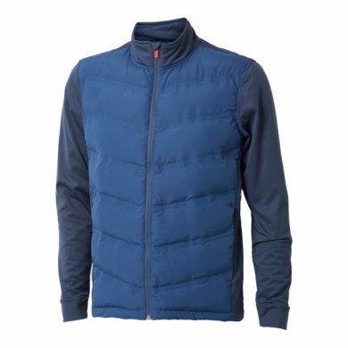 BACKTEE Mens Sporty Thermal Jacket, Ensign blue