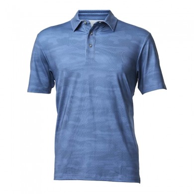 BACKTEE Mens Shadow Effect Polo, Insign blue