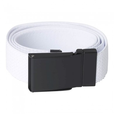 BACKTEE BACKTEE Solid Elastic Belt, Optical white