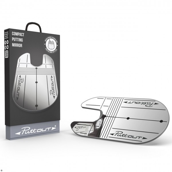 PuttOUT Compact Putting Mirror with carry bag 