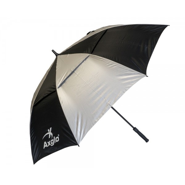 AXGLO Tri-360 V2 golfový deštník Auto Open 68"  Silver / Black