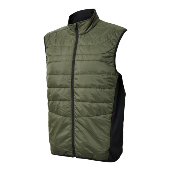 BACKTEE Mens Light Thermal Vest, Green