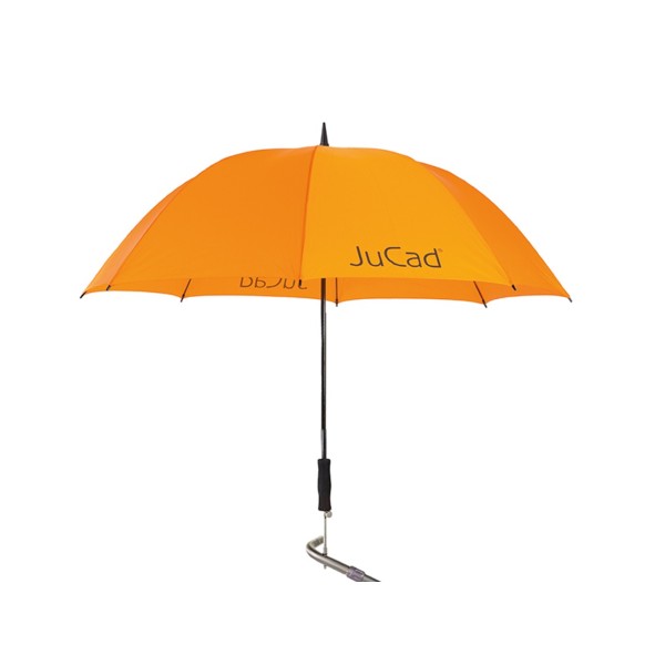 JuCad Teleskopický golfový deštník automatický s kolíkem, oranžový