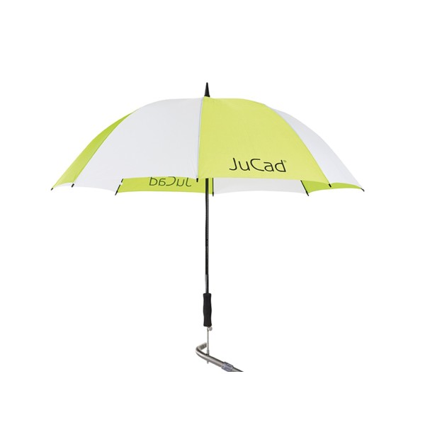 JuCad Teleskopický golfový deštník s kolíkem, bílo/zelený