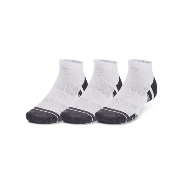 Unisex ponožky Under Armour Performance Tech 3pk Low, Bílé
