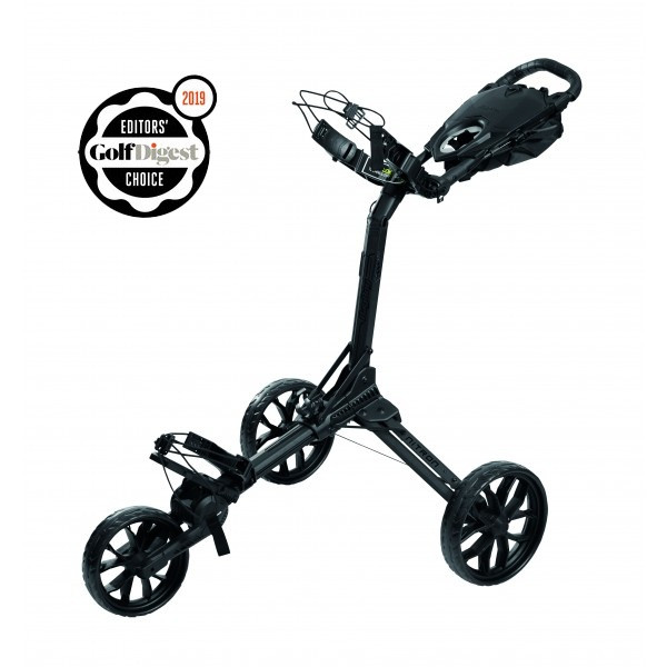 Fastfold Dětský Ruční tříkolový golfový vozík Black/Black