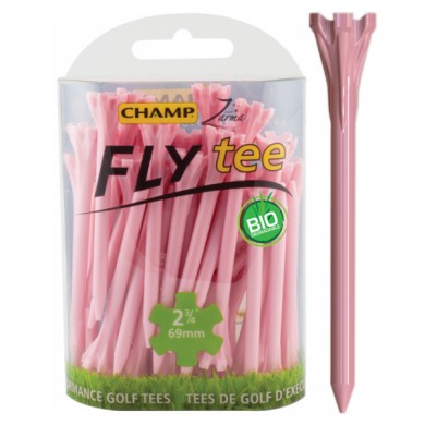 CHAMP FLY TEES  - Pink 2 3/4 69mm 
