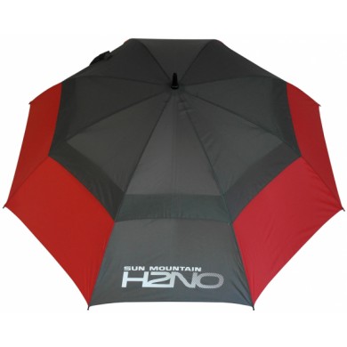 Sun Mountain Golfový deštník  UV H2NO STEEL/RED 30SPF 