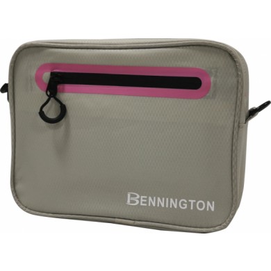 Bennington Pouch bag Light Grey / Pink